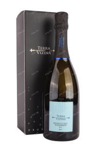 Игристое вино Prosecco Millesimato Terra Vizina gift box 2021 0.75 л