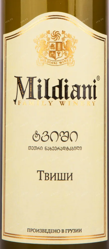 Вино Mildiani Tvishi 2021 0.75 л