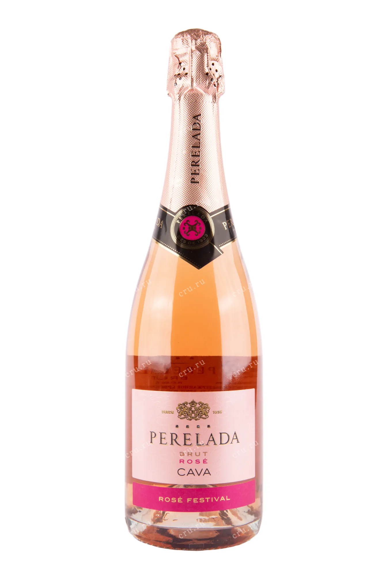 Фото — Игристое вино Cava Perelada Brut Rosado 2021 0.75 л