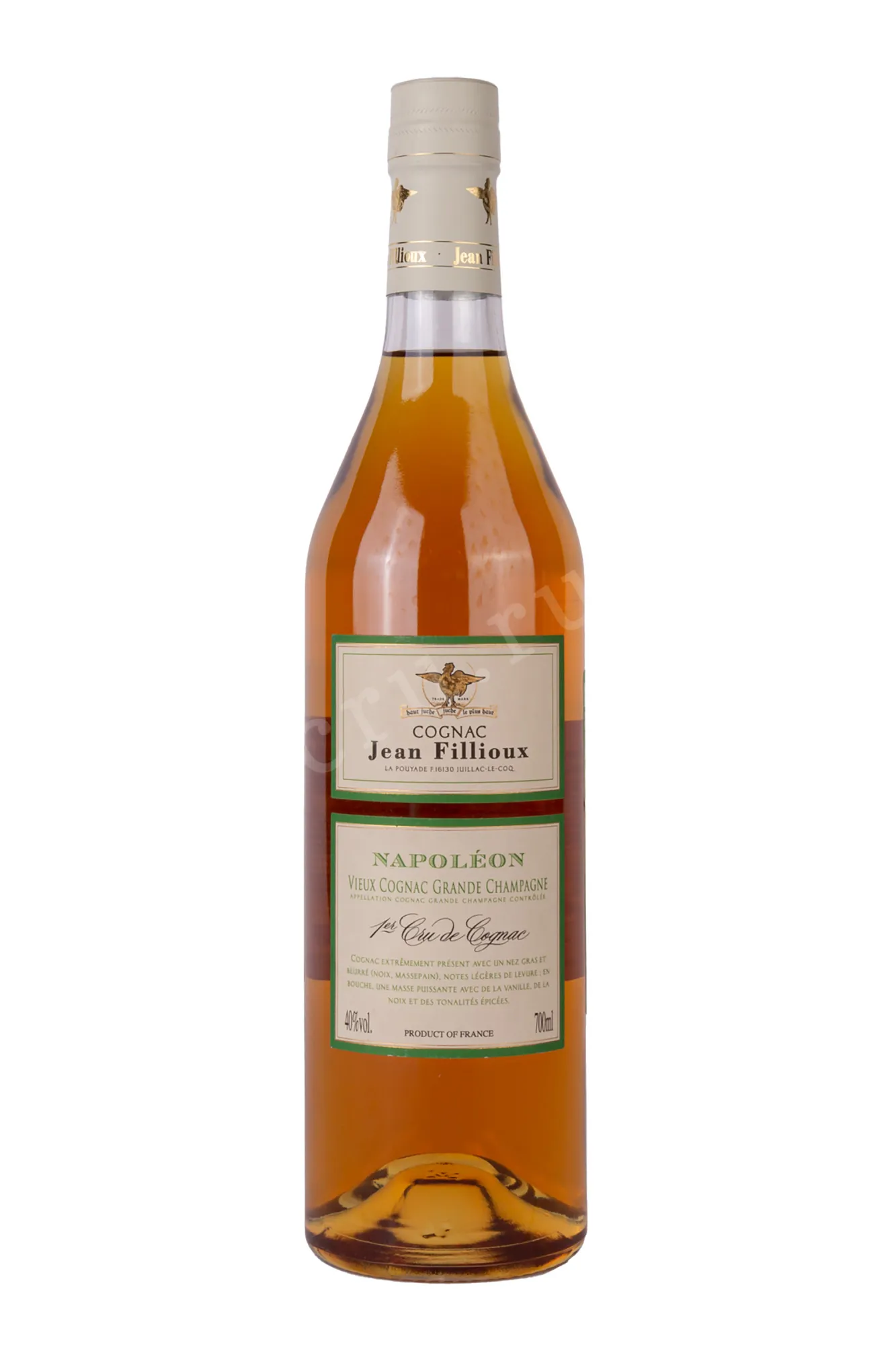 Jean Fillioux Napoleon Vieux Cognac Grande Champagne Premier Cru