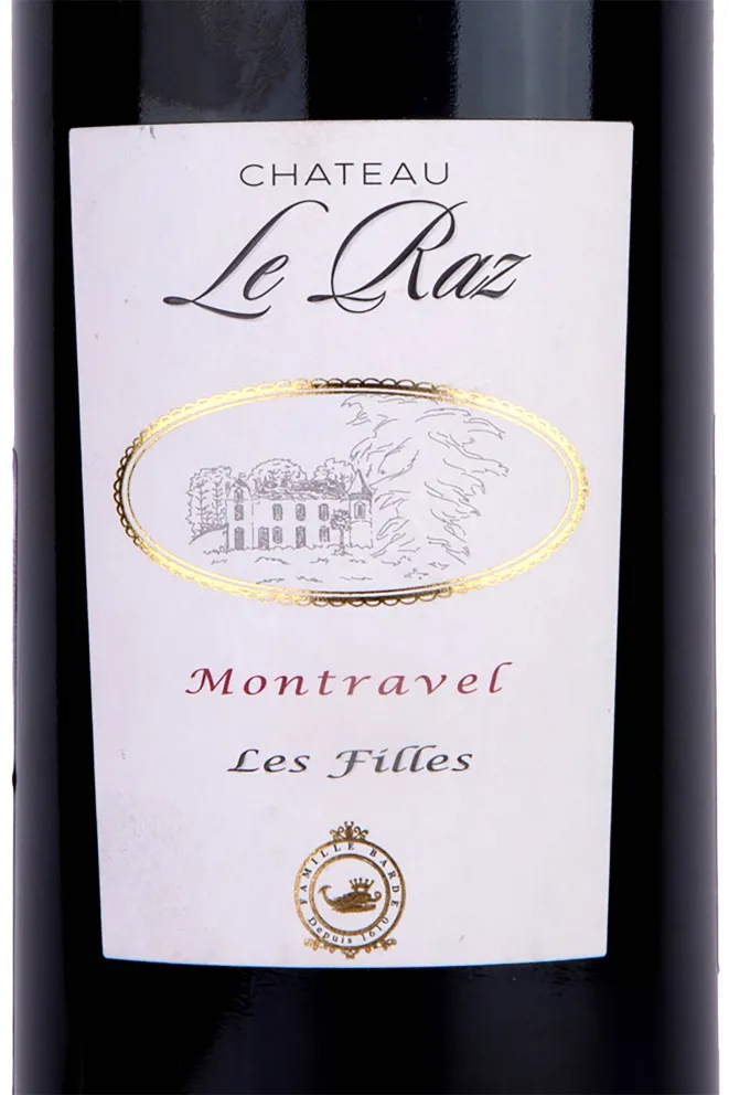 Этикетка Chateau Le Raz Les Filles Montravel 2014 0.75 л
