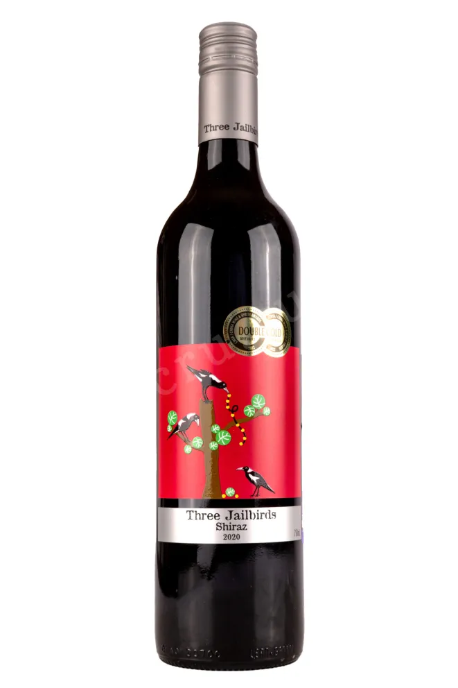 Вино Three Jailbirds Shiraz 2020 0.75 л