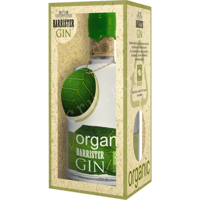 Джин Barrister Organic in gift box  0.7 л