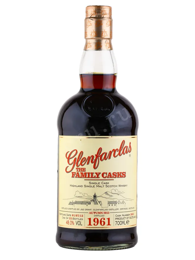 Виски Glenfarclas Family Cask 1961 0.7 л