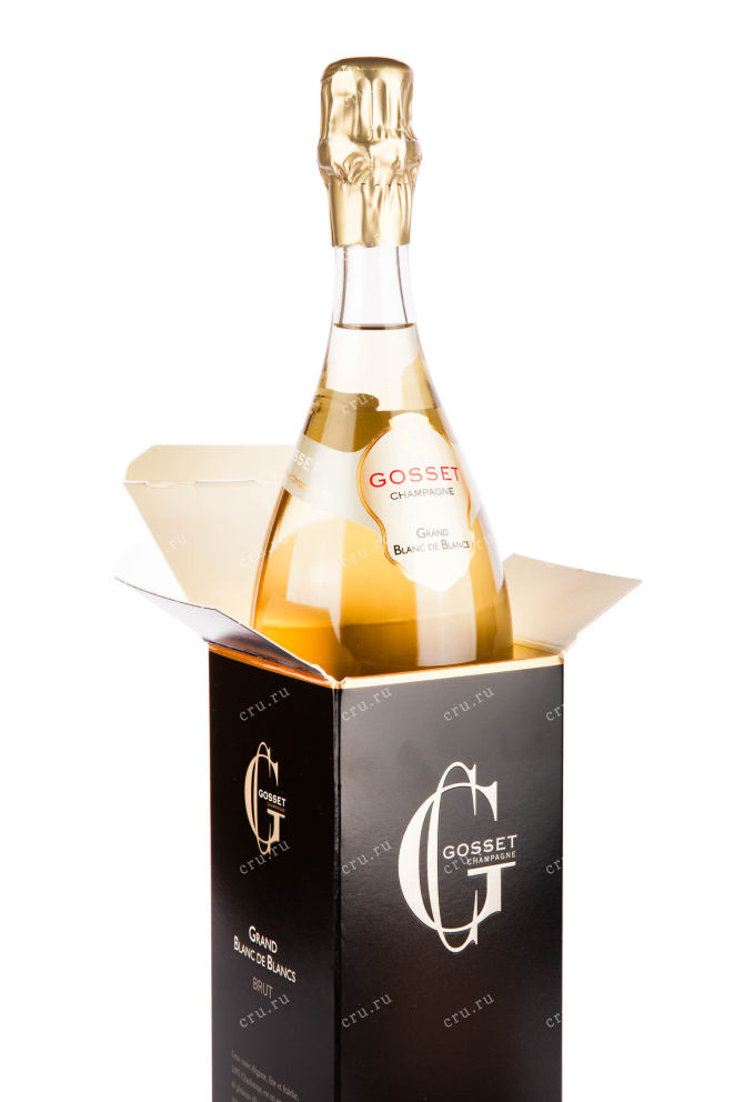 Подарочная коробка игристого вина Gosset Grand Blanc de Blancs 0.75 л