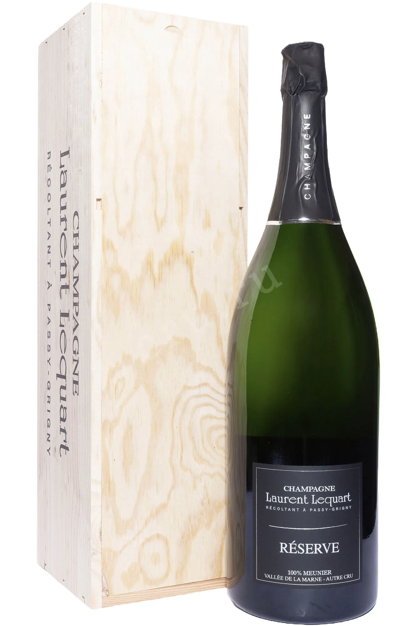 Фото — Шампанское  Laurent Lequart Reserve in gift box 2021 3 л