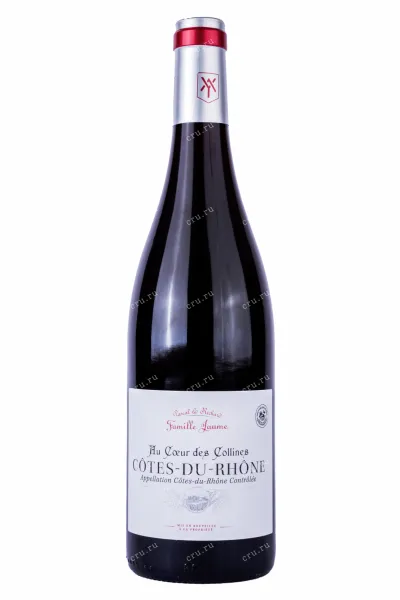 Вино Famille Jaume Au Coeur Des Collines Cotes Du Rhone Rouge 2021 0.75 л