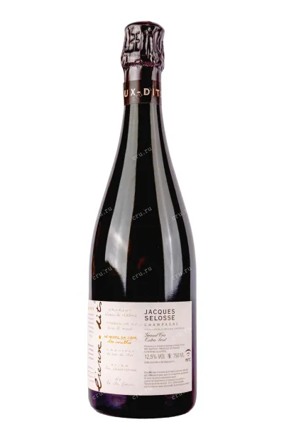 Шампанское Jacques Selosse les Mesnil sur Oger Les Carelles Grand Cru 2016 0.75 л