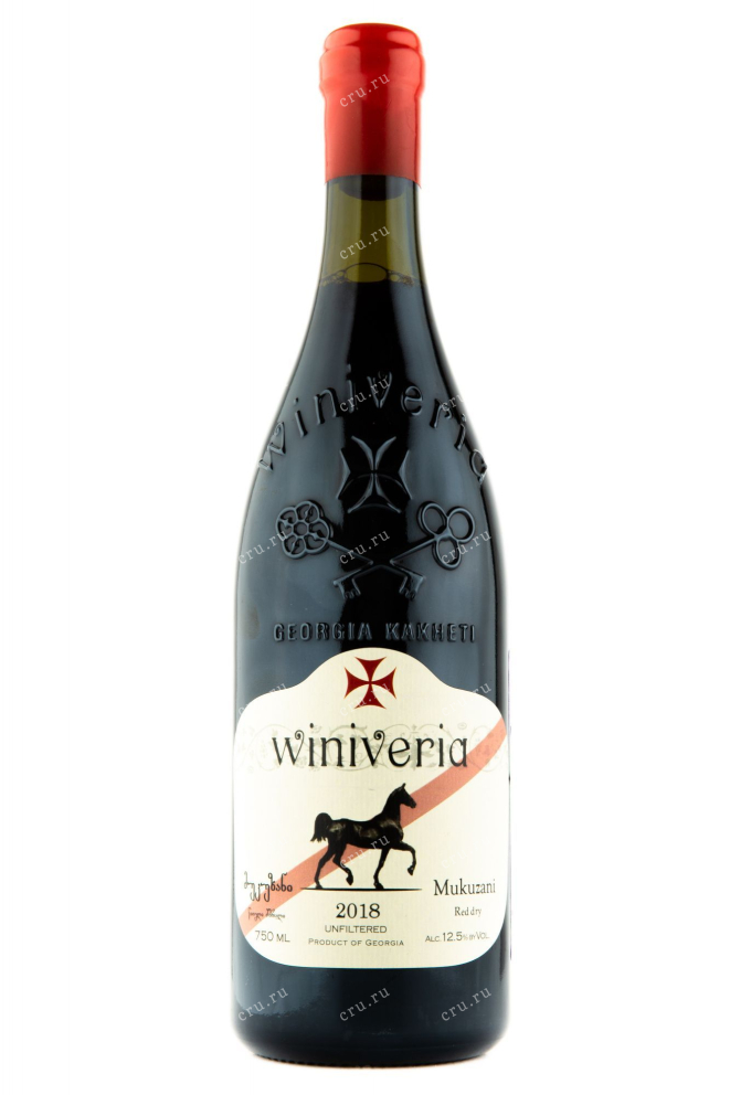 Вино Winiveria Mukuzani 2019 0.75 л