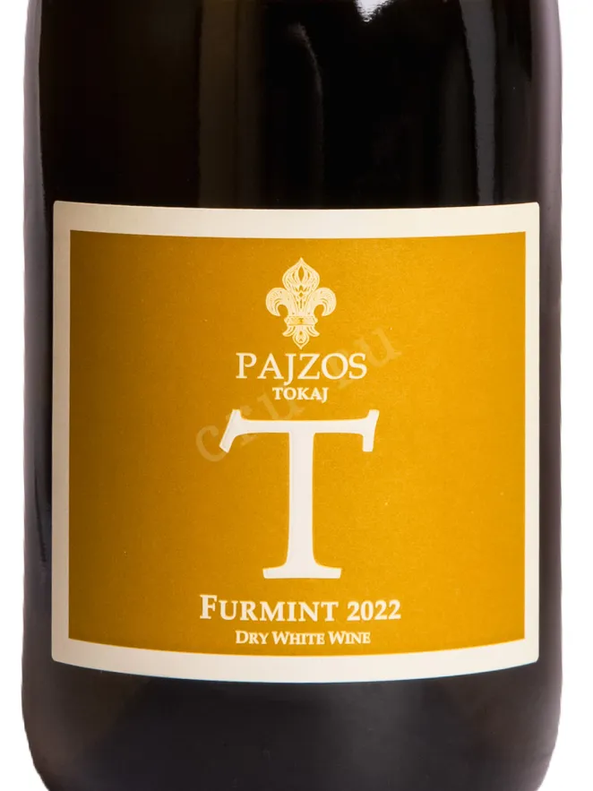 Этикетка Chateau Pajzos Tokaj "T" Furmint  2021 0.75 л