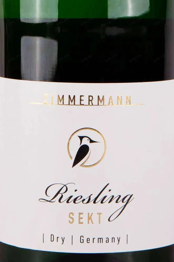 Этикетка Zimmermann Riesling Sekt 2022 0.75 л