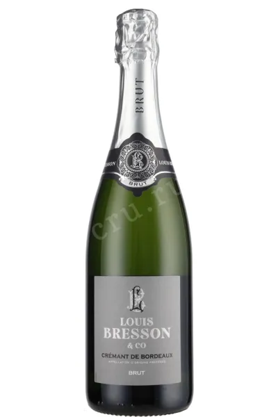 Игристое вино Louis Bresson & Co Brut Cremant de Bordeaux  2024 0.75 л