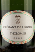 Этикетка Tholomies Cremant de Limoux 0.75 л