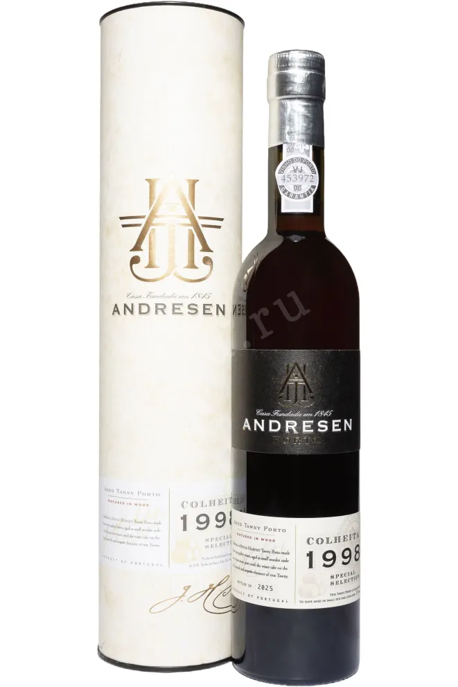 Портвейн Andresen Colheita DOC in tube 1998 0.5 л