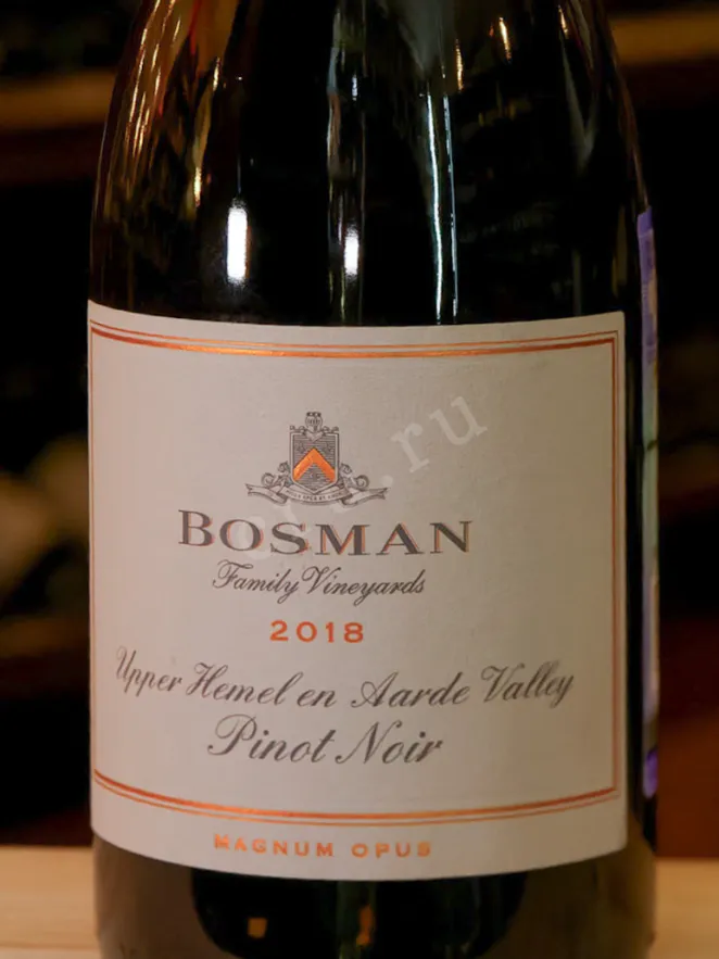 В магазине Крю Профи Bosman Magnum Opus Pinot Noir 2018 0.75 л