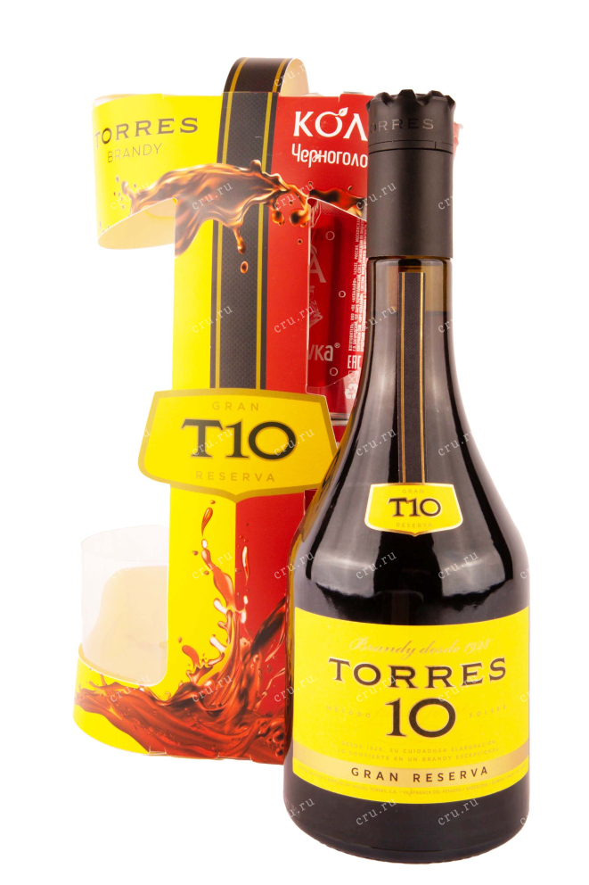 Подарочная упаковка Torres 10 Gran Reserva in gift box 0.7 л