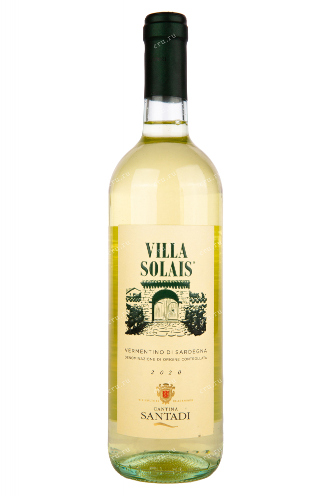 Вино Vermentino di Sardegna Villa Solais 2021 0.75 л