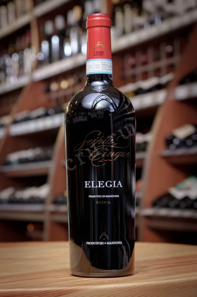 В магазине Крю Профи Elegia Primitivo di Manduria Riserva 2021 0.75 л