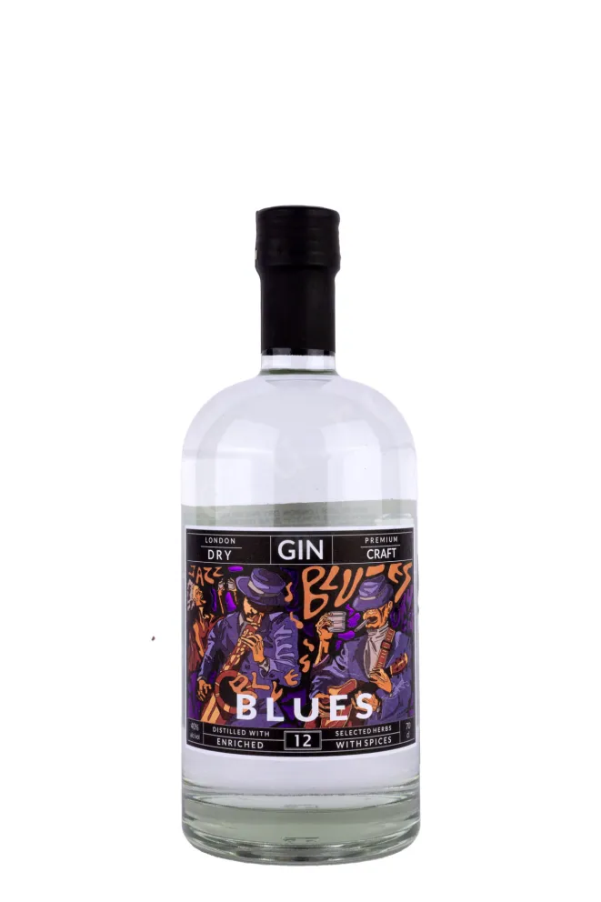 Джин Blues London dry Premium Craft  0.7 л