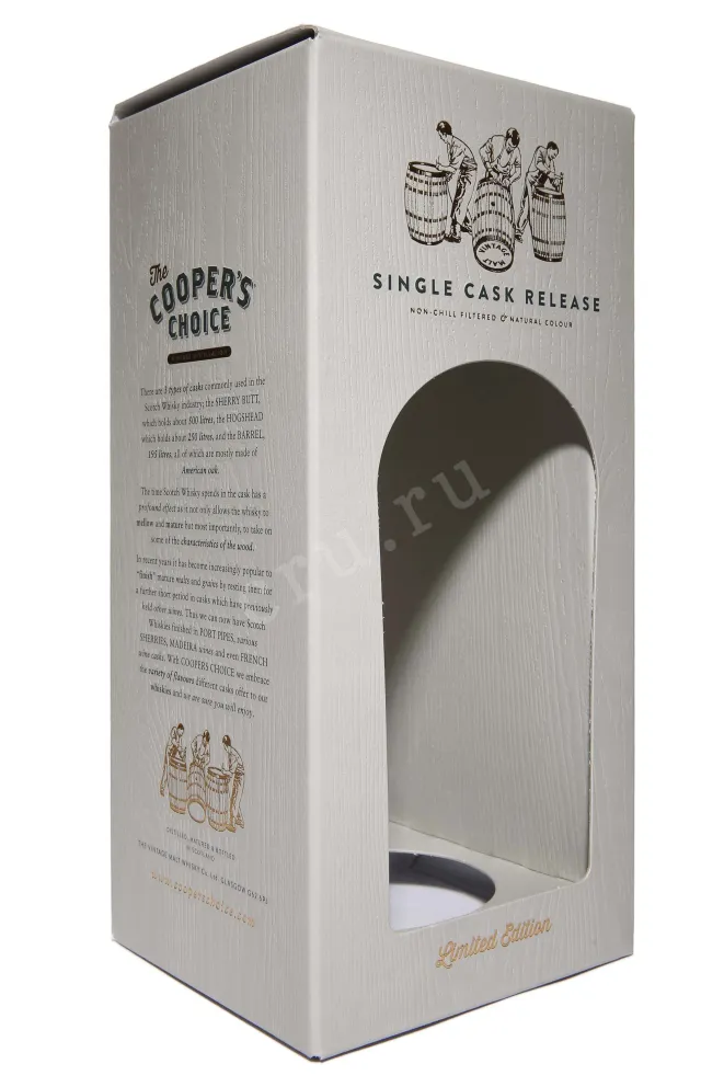 Подарочная коробка The Cooper's Choice Ardmore Bourbon Cask Matured in gift box 2013 0.7 л