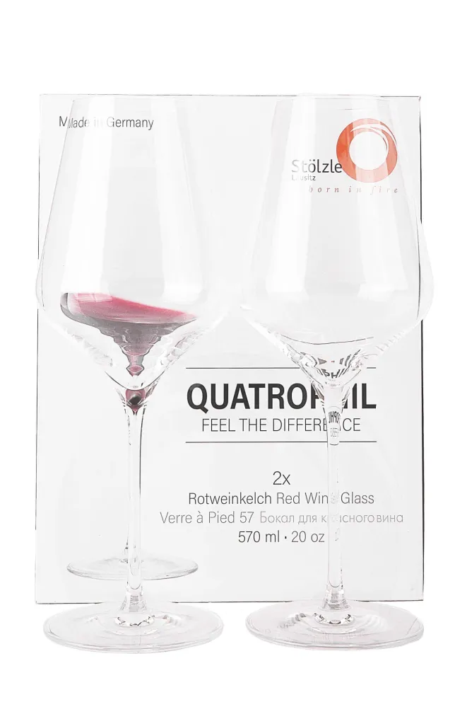 Бокалы Штольц Кватрофил Ротвайнклх для красного вина