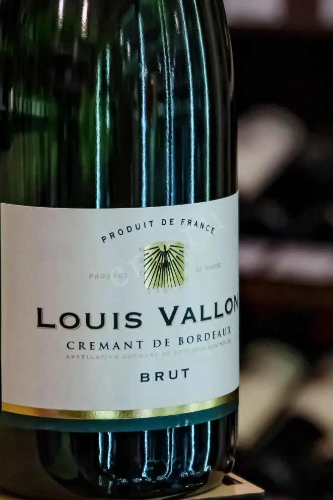 В магазине Крю Профи Louis Vallon Cremant de Bordeaux Brut 2023 0.75 л