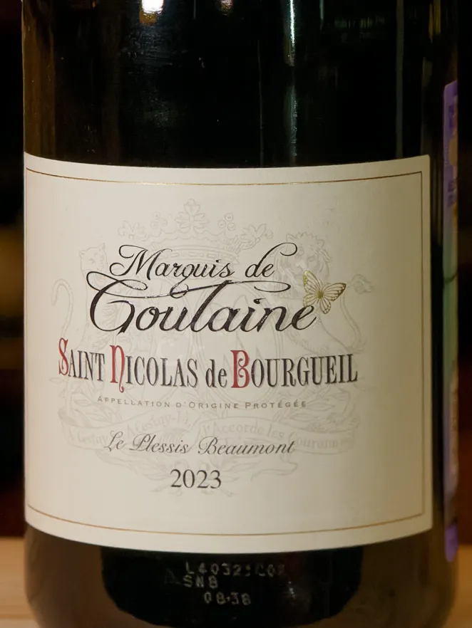 В магазине Крю Профи Marquis de Goulaine Saint Nocolas de Bourgueil 2023 0.75 л