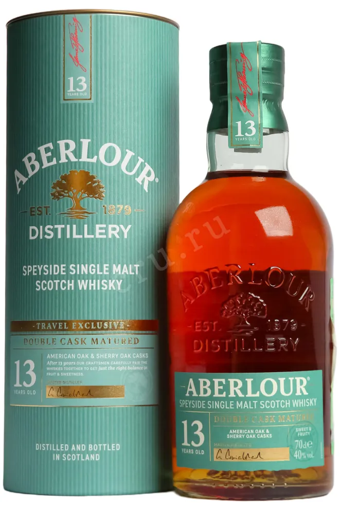 Виски Aberlour 13 Years Old Double Cask Matured in tube  0.7 л