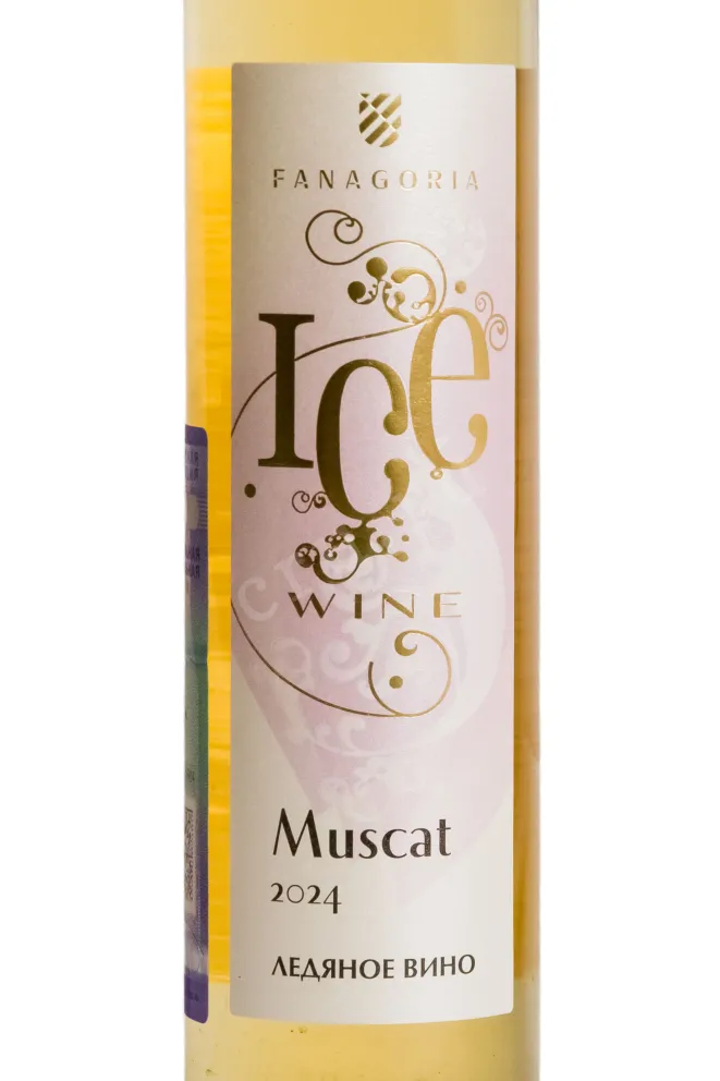 Этикетка Fanagoria Ice Wine Muscat in tube 2024 0.375 л