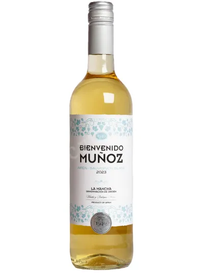 Вино Bienvenido Munoz Airen-Sauvignon Blanc La Mancha DO 2023 0.75 л