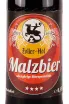 Этикетка Zoller-Hof Malzbier 0.33 л