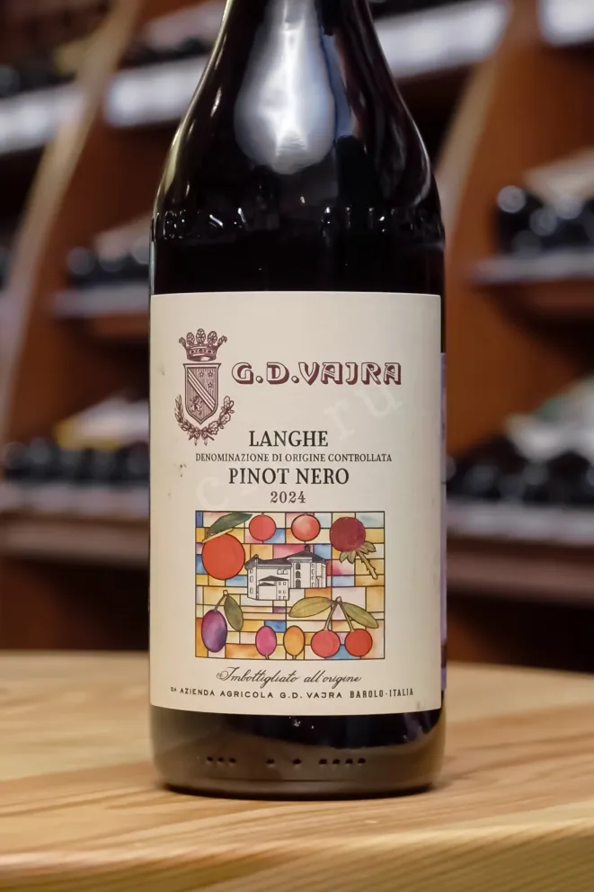 В магазине Крю Профи G.D. Vajra Langhe DOC Rosso Pinot Nero 2024 0.75 л