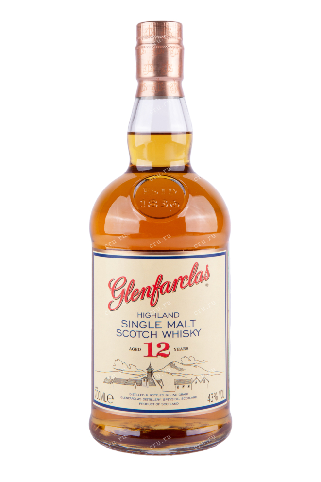 Виски Glenfarclas 12 years old 0.7