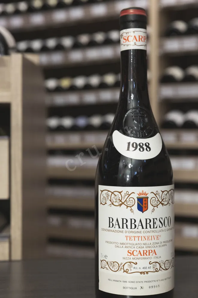 В магазине Крю Профи Scarpa Tettineive Barbaresco DOCG 1988 0.75 л