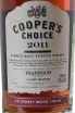 Этикетка Виски шот сол Зе Куперс Чойс Тининич Сингл Молт Скоч Виски Педро Хименес Шерри Вуд Фини 51% 0,7л п/у