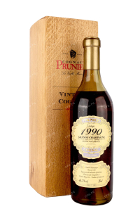 Коньяк Prunier Vintage wooden box 1990 Grande Champagne 0.7 л