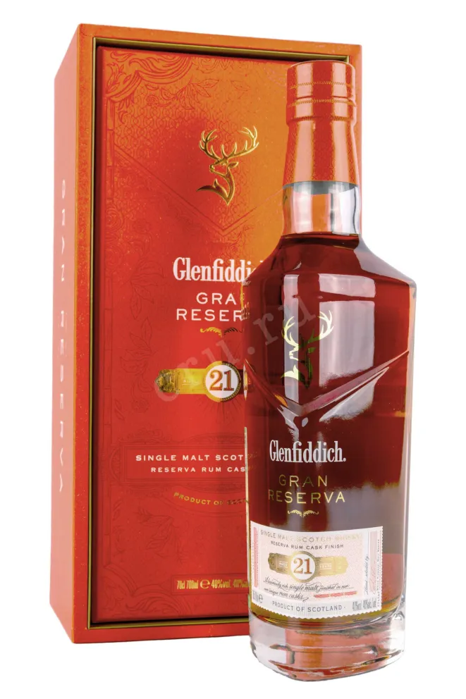 Виски Glenfiddich 21 years in gift box  0.75 л