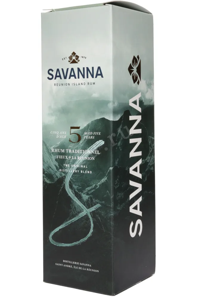 Подарочная коробка Savanna 5 Years Old in gift box 0.7 л