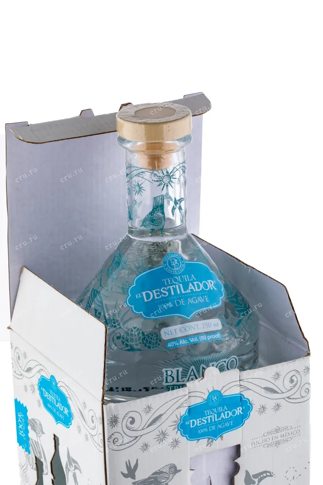 Текила El Destilador Blanco Premium Artesanal  0.75 л