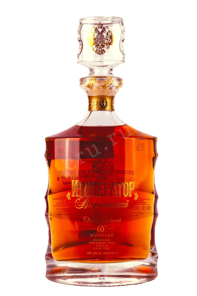 Коньяк Император Всероссийский 30 лет ОС в подарочной упаковке   0.7 л
