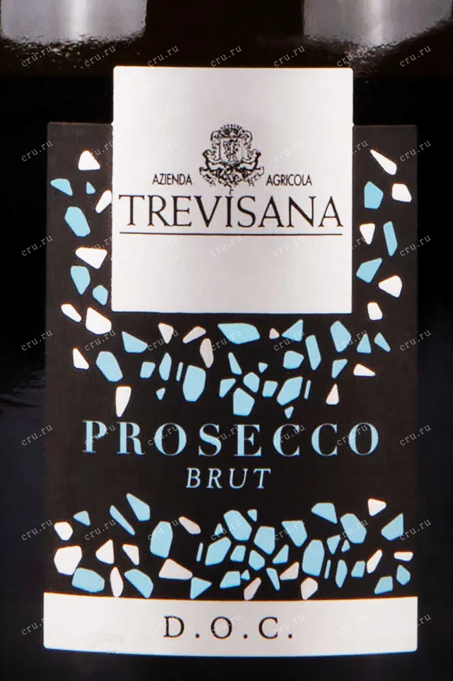 Этикетка Tombacco Trevisana Prosecco DOC Brut 2021 0.75 л