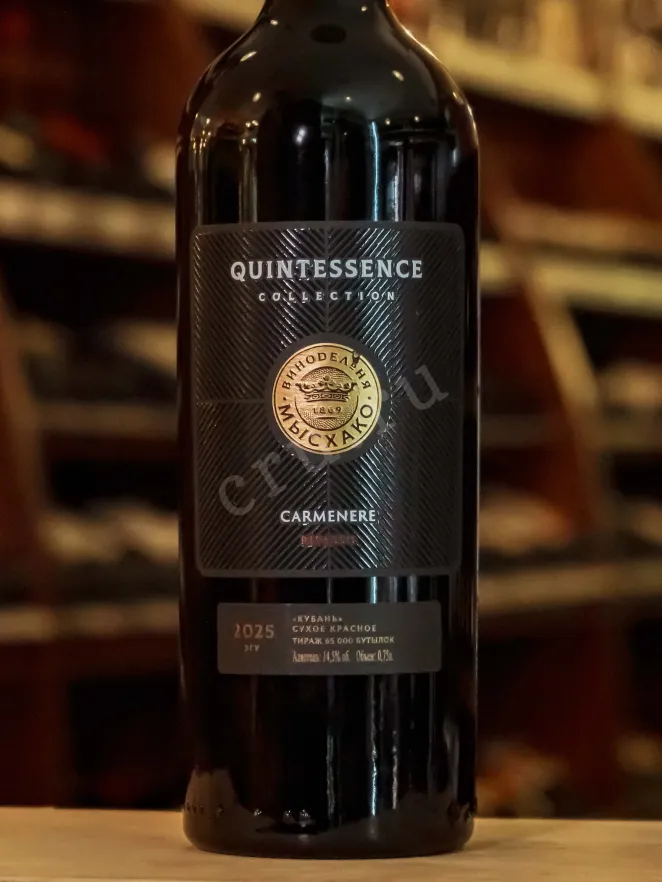 В магазине Крю Профи Myskhako Quintessence Carmenere 2022 0.75 л