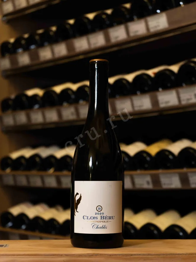 В магазине Крю Профи Chateau de Beru Clos Beru Monopole Chablis 2020 0.75 л