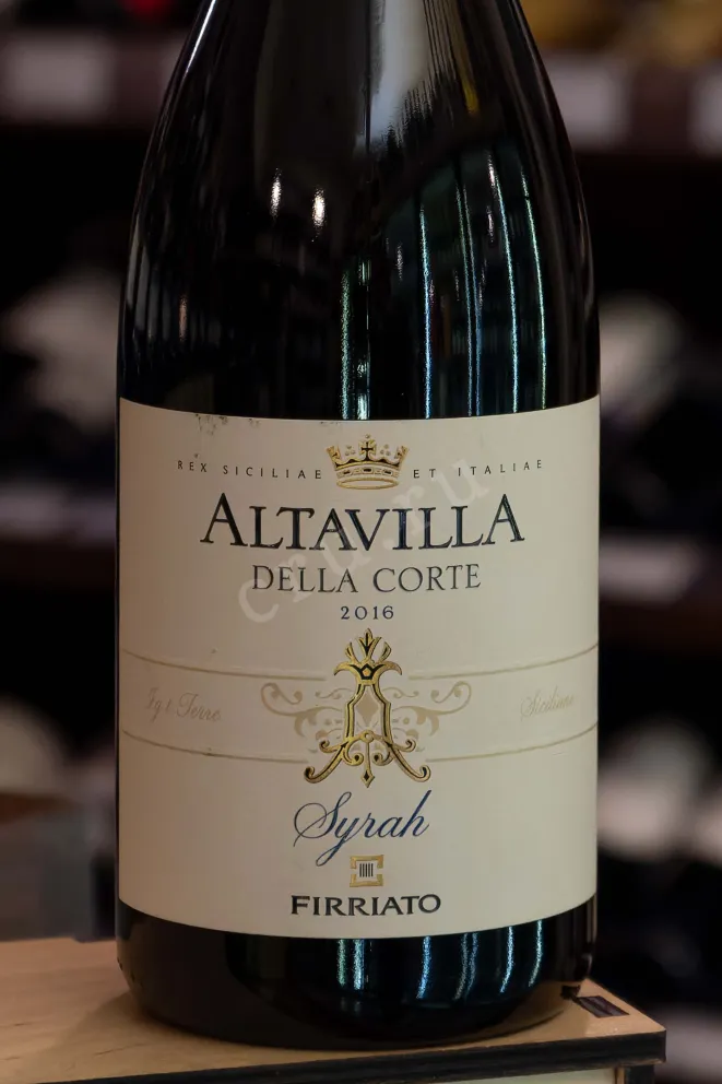 В магазине Крю Профи Firriato Altavilla della Corte Syrah Terre Siciliane IGT 2016 0.75 л