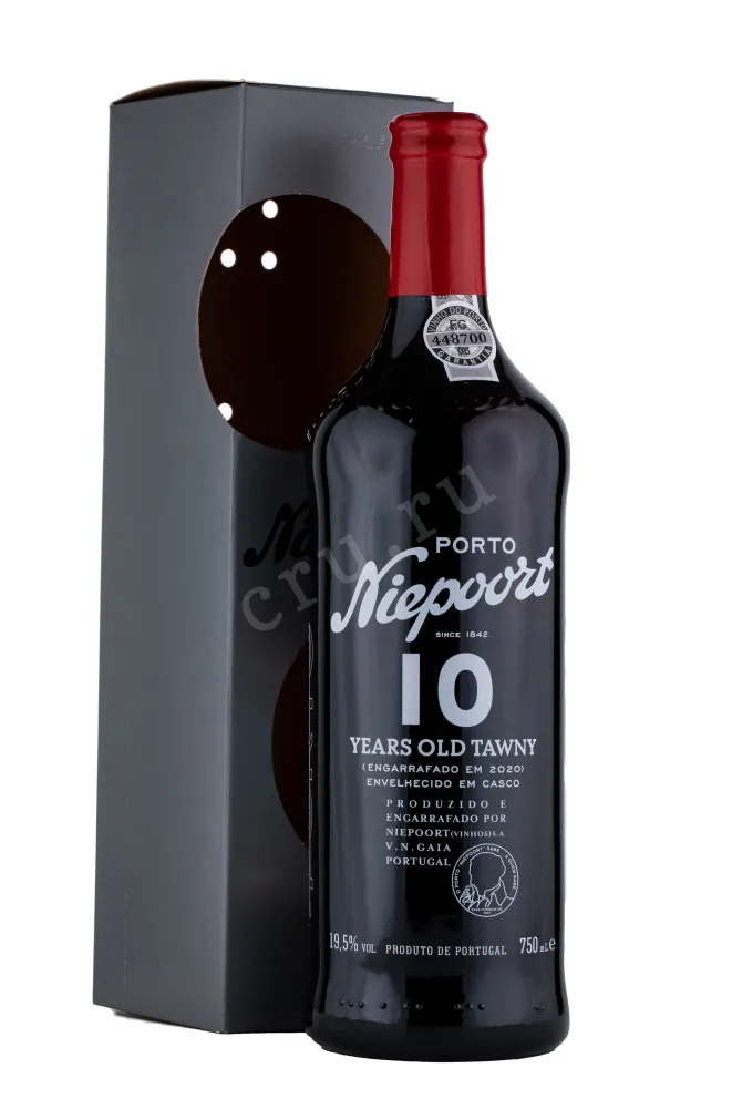 Бутылка в коробке портвейна Нипорт Тони 10 лет 0.75 л