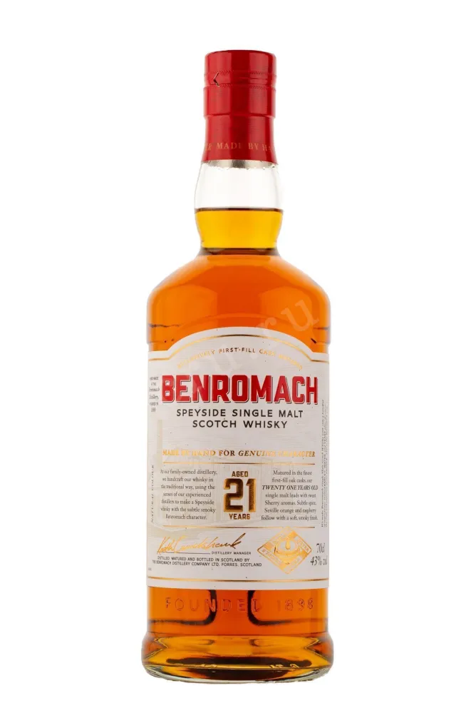 Виски Benromach 21 years  0.7 л