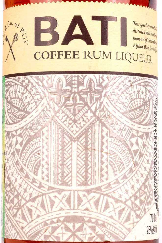 Этикетка BATI Coffee Rum 0.7 л