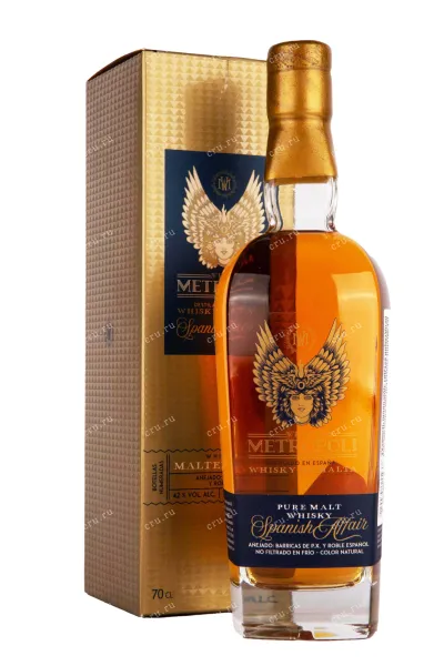 Виски Metropoli Spanish Affair Pure Malt in gift box  0.7 л