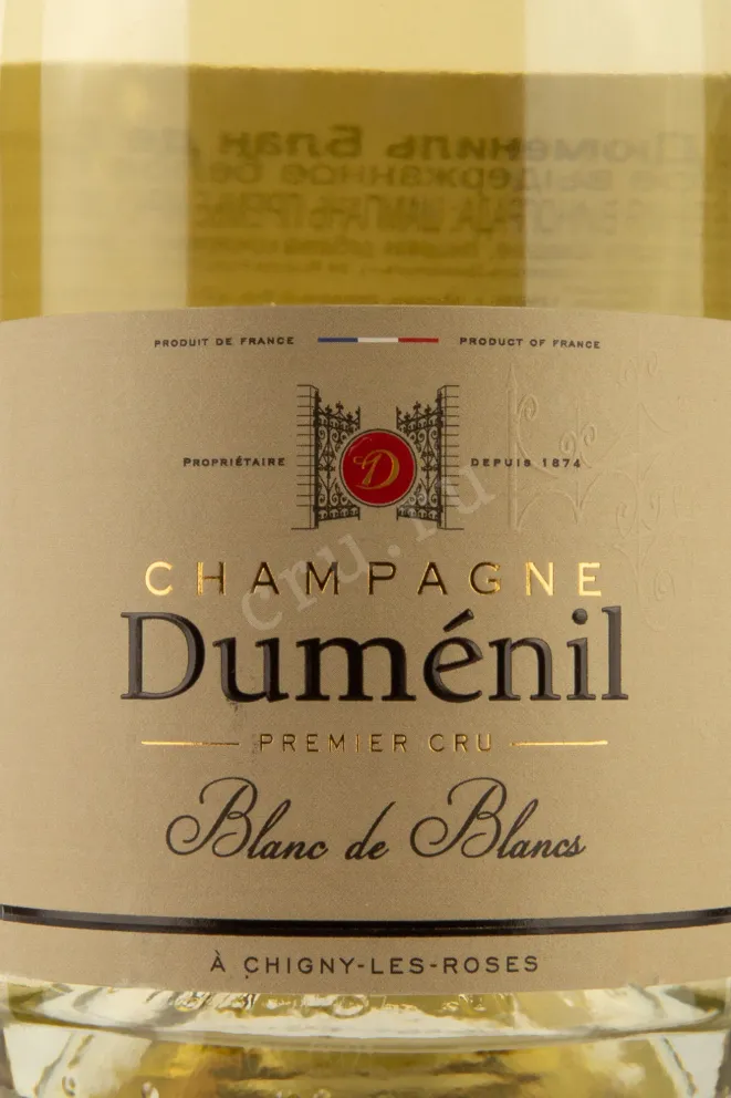 Этикетка Dumenil Blanc de Blans  2016 0.75 л
