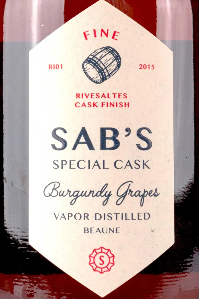 Дистиллят SABs Special Cask Rivesaltes Cask Finish  0.5 л